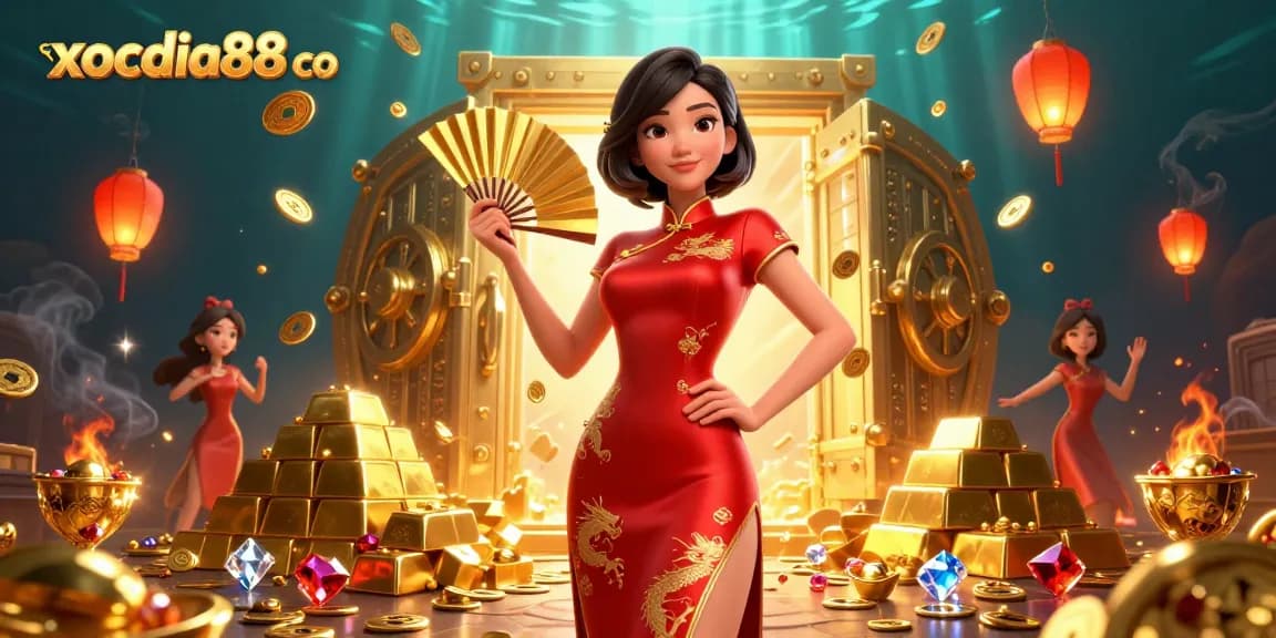 Experience thrilling gaming at xocdiaa88 co, surrounded by radiant coins and generous jackpots!