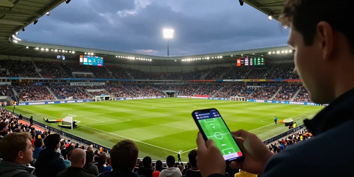 bj88-vnd betting predictions and match odds at an electrifying stadium scene.