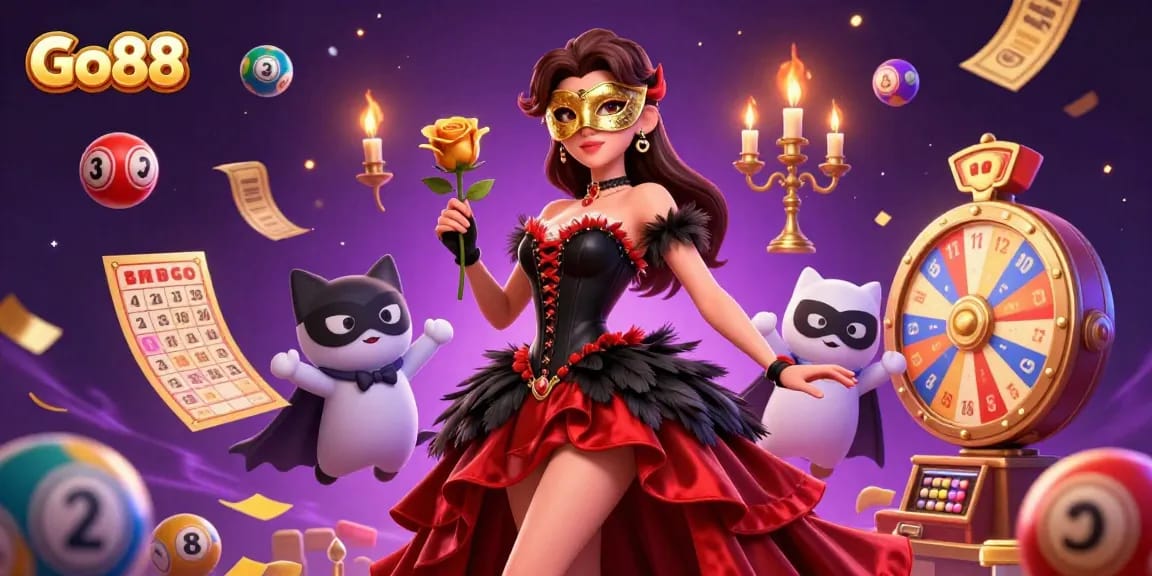 Engage with Go88's vibrant world of gaming featuring dynamic odds and colorful elements.