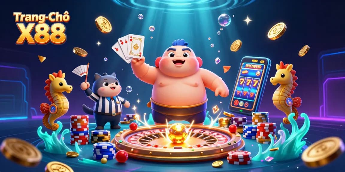 Experience immersive gameplay at Trang Chủ X88 with vibrant casino elements and dynamic action.
