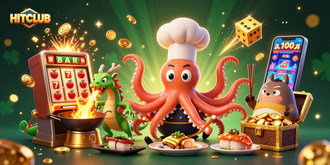 Engage in it all at HITCLUB, where playful characters and exciting casino symbols spark the thrill.