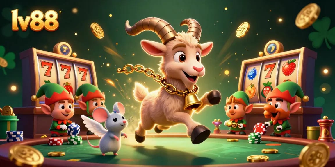 Experience exciting gameplay at lv88 casino, featuring dynamic 3D characters in a festive gaming scene.