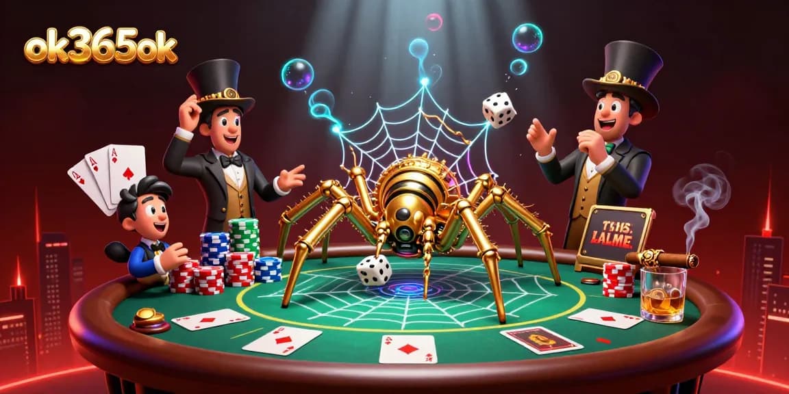 Experience thrilling gameplay at ok365ok with dynamic casino elements and vibrant 3D illustrations.