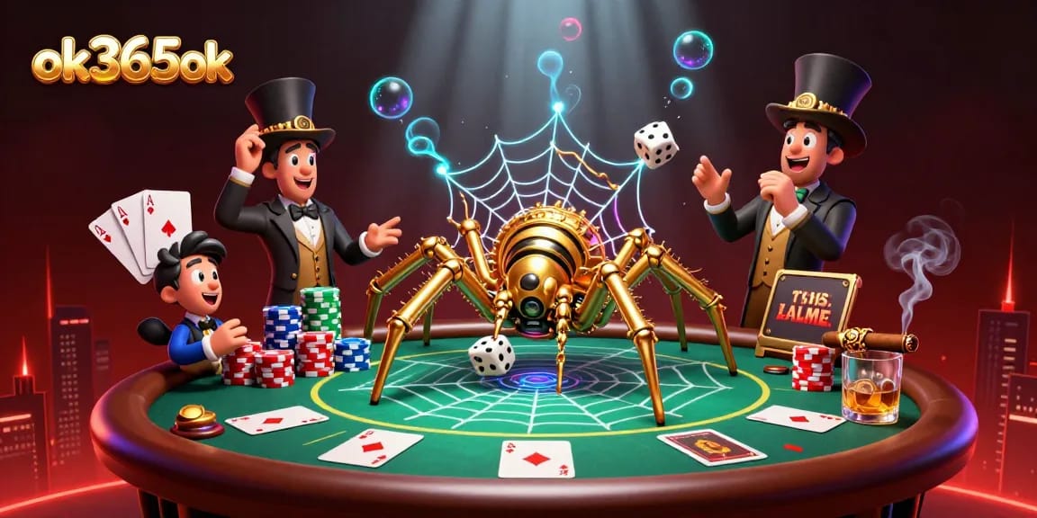 Experience thrilling gameplay at ok365ok with dynamic casino elements and vibrant 3D illustrations.