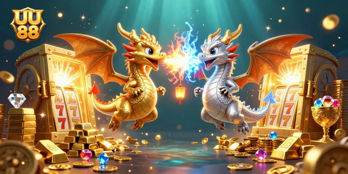 Experience thrilling gameplay at UU 88 with dynamic dragons and slot machine treasures.