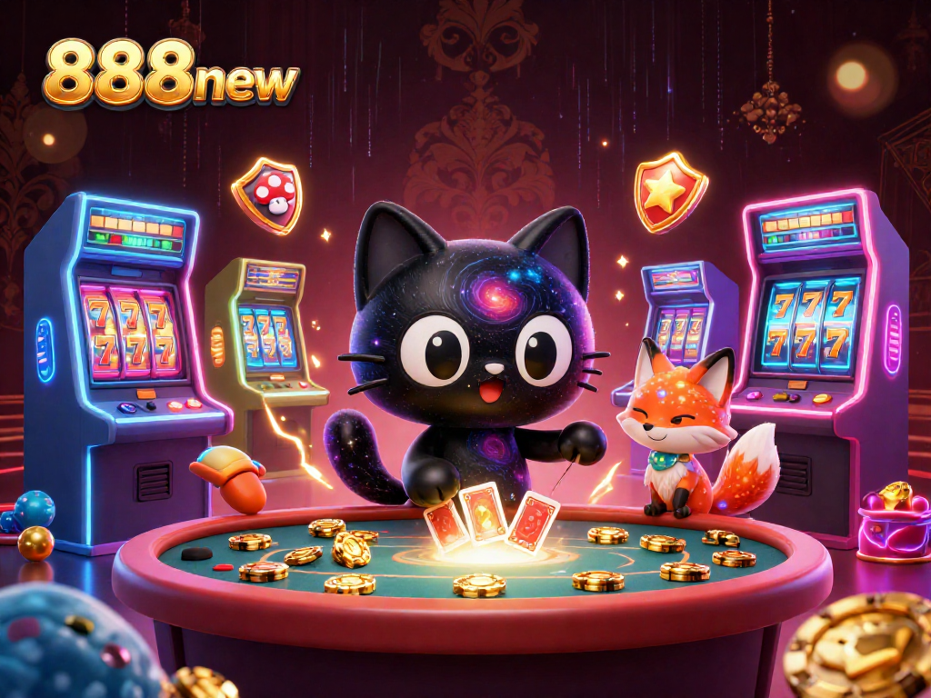 Experience the thrill of 888new casino with cosmic characters and dynamic gaming elements.