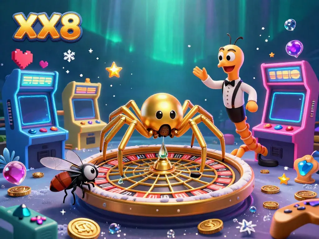 Engage in the excitement of XX8 casino games with colorful characters and rich visuals.
