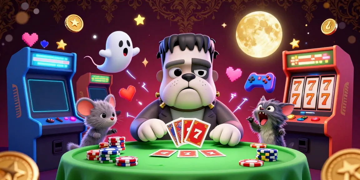 Experience the thrill of luxury12lintas while enjoying a vibrant casino scene with fantastical characters.