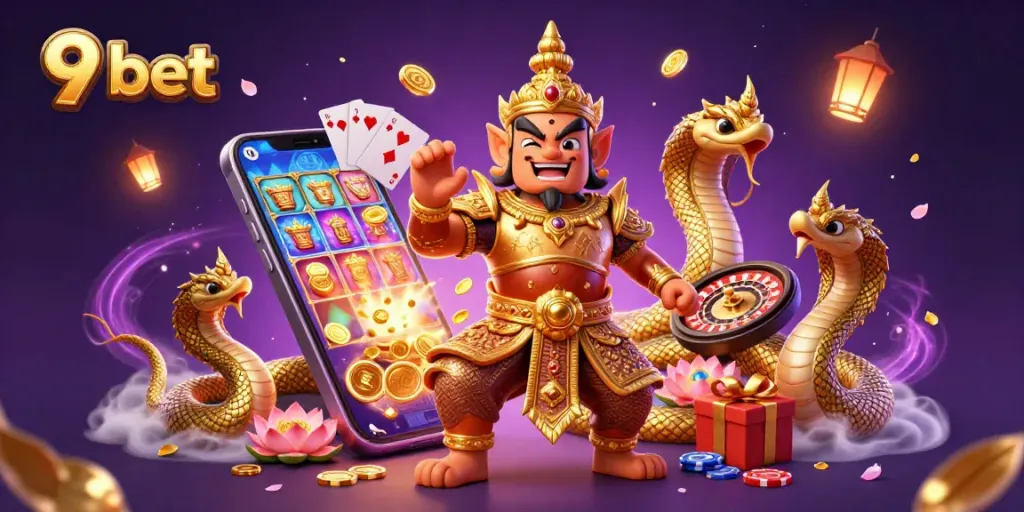 Win big with 9 bet by exploring online casino games and experience lively gambling action.