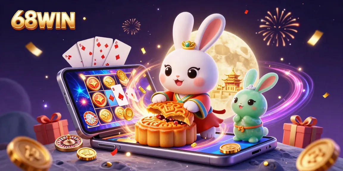 Experience thrilling gameplay at 68WIN with enchanting scenes of casino adventures.
