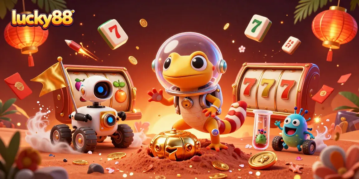 Experience the excitement of lucky88 with a vibrant Martian casino adventure.