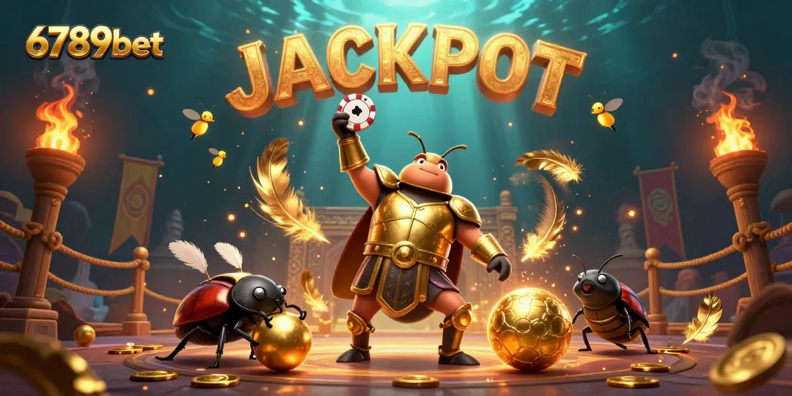 Experience the thrill of 6789bet online casino with 3D dynamic characters celebrating victories.