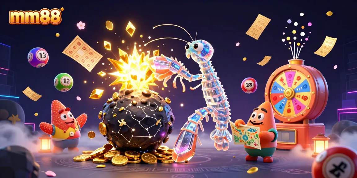 Experience thrilling gameplay at mm88 with vibrant 3D designs and engaging lottery action.
