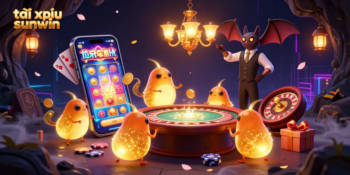 Join the action with tài xỉu sunwin at the glowworm casino with vibrant colors and dynamic gaming elements.