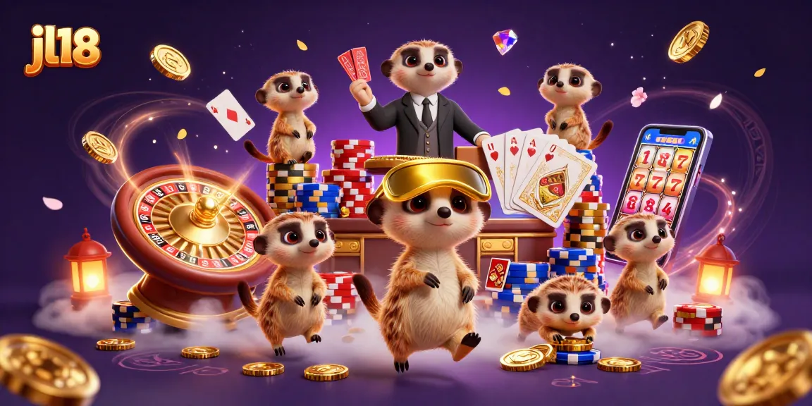 Experience the excitement with jl18's meerkat casino, showcasing thrilling games and vibrant action.